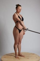 Karolina FIGHTING WITH SWORD